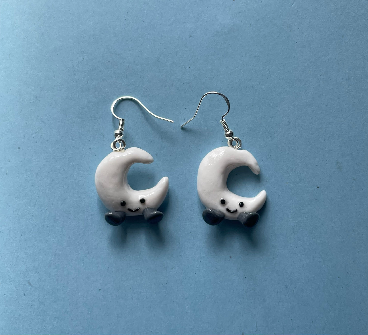 Jelly Inspired Moon Earrings | Clip Ons Available