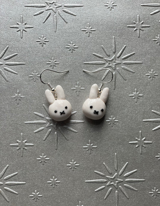 Classic Miffy Earrings | Clip Ons Available