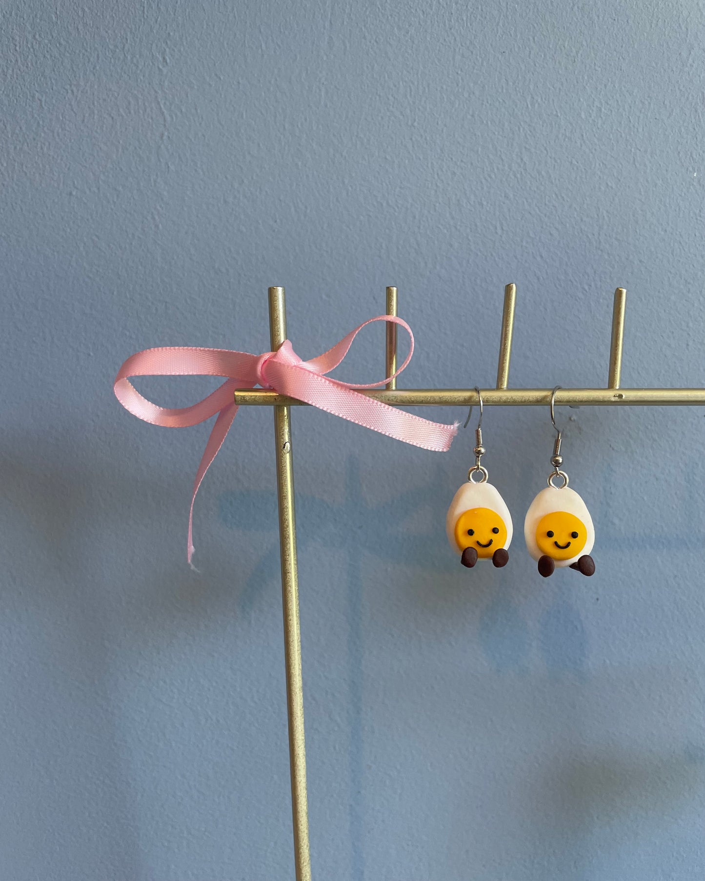 Jellycat Inspired Amuseables Boiled Egg Earrings | Clip Ons Available